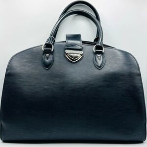 LOUIS VUITTON Black Epi Leather Pont Neuf Handbag